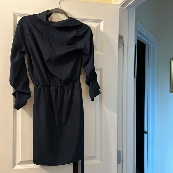 Belted Button Down Dress by Aqua - Picture 3 of 5